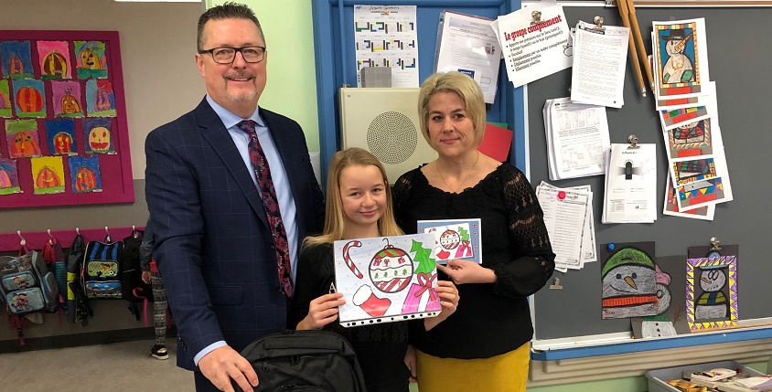 Concours de dessins pour la carte de Noël de la Commission scolaire du Lac-Témiscamingue