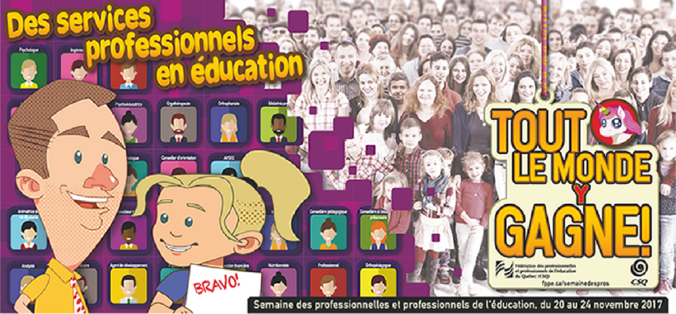 Semaine des professionnelles et professionnels de l’éducation