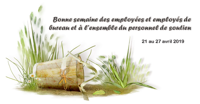 Bonne semaine des employées et employés de soutien