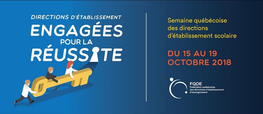 Semaine québécoise des directions d’établissement scolaire